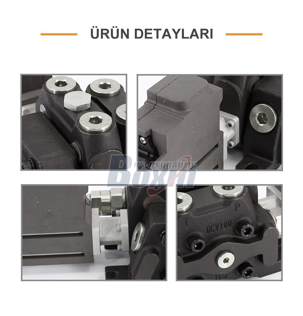 Reliable DCV100EMA-OT 1 Spool Sectional Directional Valve for Mobile and Industrial Hydraulics